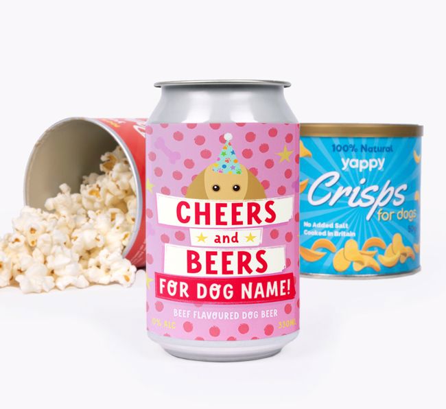 Cheers & Beers: Personalised {breedFullName} Beer Bundle